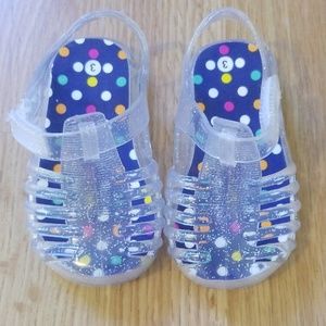 Baby girls clear jelly sandals